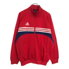 00年代 adidas アディダス トラックジャケット スポーツ レッド(メンズ M)中古 古着 U6940