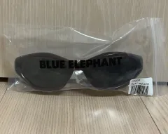 BLUE ELEPHANT ブルーエレファント　オーバル型サングラス　ブラック MUSINSA公式 | BLUE ELEPHANT GARDEN black