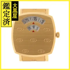 【極美品・未使用品・稼働品】グッチ GUCCI グリップ GGロゴ 157.5 極美品・稼働品】グッチ GUCCI グリップ GGロゴ クォーツ157.5