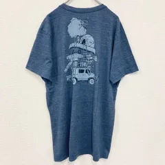 古着 used　THE NORTH FACE ザ・ノースフェイス　半袖バックプリントTシャツ　胸ポケット　ネイビー　XLサイズ