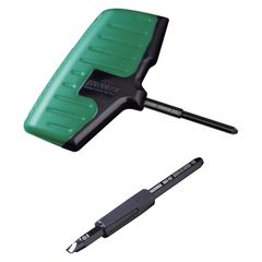 【人気商品】DBZ-60G 緑 【潰れた+ネジ(#2)用】 皿・平ネジ対応 ネジ外し用ドライバー ネジザウルスバズーカ エンジニア ENGINEER
