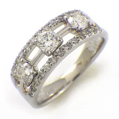 ダイヤモンド】 リング 3ポイント ダイヤモンド 0.221ct / 0.218ct  