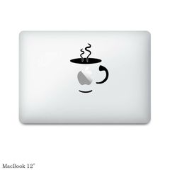 【全機種対応】 MacBook ステッカー スキンシール カップ "cup"