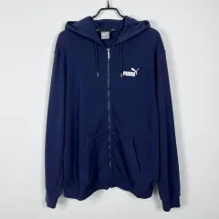 プーマ/パーカー ジップアップ ブルゾン ジャケット ネイビー メンズ 2XL /ラデン