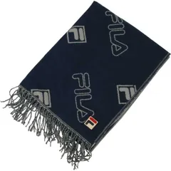ストール フィラネイビー 200×65cm #FL27719-20 FILA 新品 未使用のサムネイル