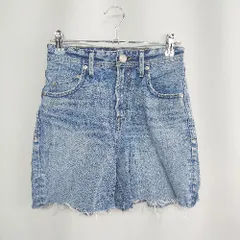 ◇ ⊂ YANUK ハーフデニムパンツ サイズXXS ライトブルー レディース E  【1409100058680】