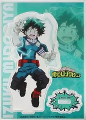 【中古】アクリルスタンド・アクリルパネル 緑谷出久 アクリルフィギュアスタンド 「僕のヒーローアカデミアカフェ in Animax Cafe+原宿」