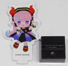 【中古】家電サプライ Selly アクリルライト 「DMMスクラッチ! Crazy Raccoon スクラッチ第一弾」 A-1賞