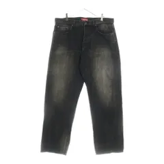 supremeディストレス ルース フィット セルビッジ \"ウォッシュドパンツ Supreme Distressed Loose Fit Selvedge Jean (FW24) - $298