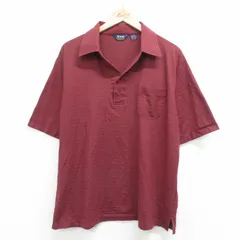 XL/古着 アロー 半袖 ポロ シャツ メンズ 80s 開襟 オープンカラー エンジ ボーダー 24mar28 中古 トップスのサムネイル