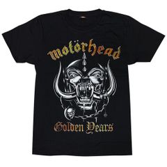 【土日も発送】MOTORHEAD GOLDEN YEARS メンズ レディース ロックＴシャツ バンドＴシャツ ブラック 半袖 RockYeah