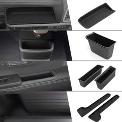 ホンダ N-BOX 3代目 JF5 JF6型 専用 センターコンソール下の収納ボック+助手席ドレスアップ+ドア収納ボックスマット ラバーマット+ ドアサイド収納トレイ アクセサリー N-BOX CUSTOM 専用 内装 滑り止め ノンスリップ 収納スペース保護のサムネイル