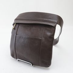 2404-8 いたがき レザークラフトエミ ウエストバッグ ウエストポーチ leather craft by Emi レザー製 ブラウン