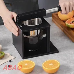 ジューサー 手動 果物 ハンドジューサー 野菜 手搾り 搾り器 しぼり機 フルーツ   ニンニクおろし 効率 ポテトサラダのサムネイル