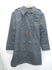 ◇ Θ INED イネド 長袖 トレンチコート サイズ9 ネイビー系 レディース E  【1507230004383】