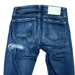 GYDA BACK RIPPEDスキニーデニムパンツ インディゴ レディースXS ジェイダ バックリップド