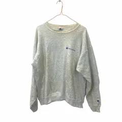 Champion プリントスウェット ロゴスウェット Lサイズ チャンピオン メキシコ製 グレー 古着卸 アメリカ仕入 t2406-3019