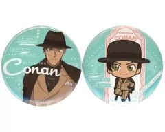 【中古】バッジ・ピンズ 赤井秀一 缶バッジセット(2個組) 「セガ ラッキーくじ 名探偵コナン Trad style collection」 K賞