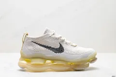 【今日特価】Nike Air Max Scorpion Flyknit”Phantom/Black/Light Cream” スコーピオンシリーズ 2025 年モデル スーパービッグエアソール 前衛的増高ロートップ レジャースポーツ用ジョギングシューズ