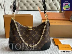 【今日特価】Louis Vuitton Monogram Half Moon Bag ハーフムーン バッグ（全鋼ハードウェア・NFC 対応）-WTO輸入4