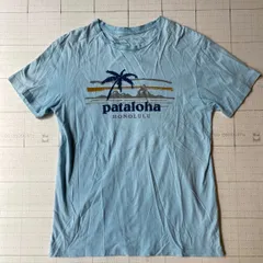 ト2508-②-5015 パタゴニア　patagonia パタロハ　ホノルル限定　Tシャツ　水色　S