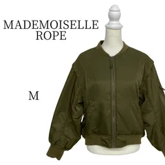 MADEMOISELLE ROPE カーキ ジャンパー・ブルゾン M