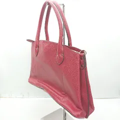 ◇ Θ PERENNE ペレンネ ハンドバッグ レッド レディース E  【1412090025471】