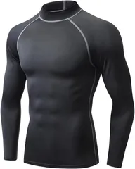 ラッシュガード メンズ 長袖 tシャツ 立ち襟タイプ ロングスリーブ 水着 ハイネック 体型カバー 日焼け予防 水陸両用 冷感 吸汗速乾 xuanmei01