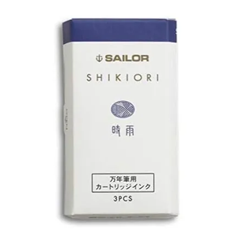 セーラー万年筆　万年筆用カートリッジ　 インク　四季織(3本入)　時雨