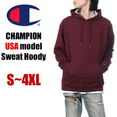 【新品・未使用】【マルーン】【S～4XL】チャンピオン パーカー スウェット メンズ レディース キッズ 大きいサイズ USAモデル CHAMPION パワーブレンド プルオーバー 無地 裏起毛 大きめ ゆったり ビッグサイズ ブランド