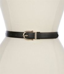 [무료 배송] 딜러 여성 벨트 액세서리 0.94 Status Reversible Faux Leather Belt Black / Tan