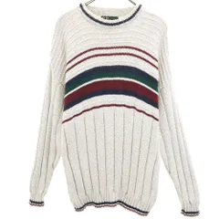 アールアンドアールカジュアルズ 90s 00s USA製 コットン オールド 長袖 セーター XL グレー系 R&R CASUALS ニット メンズ