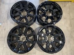 【2410009】BADX ROCK KELLY MX-I 17インチ 7.5J +25 PCD139.7 6H 110mm ハイラックスサーフ ランドクルーザープラド FJクルーザー 等