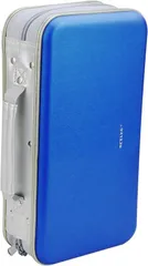 【在庫処分】CD DVD ウォレット、BEYLEG 96 容量高耐久頑丈 DVD ストレージハードシェル CD ディスクホルダー DVD ケース Blu-ray メディアケースストレージホルダーオーガナイザーウォレット、96 容量 (青い)