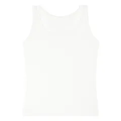 綿95％ インナー レディース キャミソール タンクトップ カップなし 肩紐調節可 伸縮素材 吸汗 肌着 通年対応 下着 無地 シンプル 黒 白 灰 rr-042