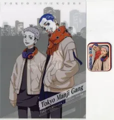 【中古】クリアファイル 三ツ谷隆＆柴八戒 A4クリアファイル＆ステッカー 「一番くじ 東京リベンジャーズ 聖夜決戦編」 G賞