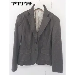 ◇ NEWYORKER ニューヨーカー 2B 長袖 テーラードジャケット サイズ9AR ブラウン レディース  【中古】 【1111080011646】