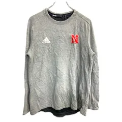 adidas スウェットトレーナー Lサイズ アディダス グレー 古着卸 アメリカ仕入 t2410-3490