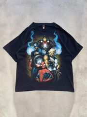2004 MARVEL スパイダーマン ドクターオクトパス Tシャツ ネイビー 