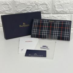 Burberry バーバリー　手帳　付属品付き　ブルー