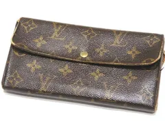 訳あり品 USA製 LOUIS VUITTON ヴィトン 長財布 ◇ モノグラム ポルトフォイユ・サラ 中ファスナー カード10枚収納 SD5008 ▼7H