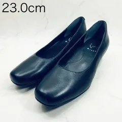 【新品 訳あり】イング　スクエアトゥパンプス　23.0㎝　黒