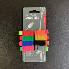 ミニ カラー ケーブルタイ 8色セット kikkerland キッカーランド 結束バンド