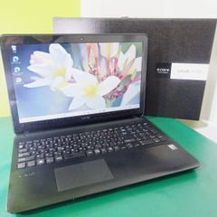 純正箱付き！！新品SSD256GB搭載【DVDマルチ・HDMI・カメラ・office】SONY / VAIO Fit 15E / Core(TM)i3-4030U CPU @1.90GHz / 8GB / SSD256G / Windows11