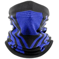 [Andeor] ネックウォーマー 防寒 ネックガード フェイスカバー 春 秋 冬 エアーホール構造・息苦しくない・伸縮性・通気性・防風・保温・暖かい・柔らかい 通勤・通学・自転車・バイク・アウトドア・スキー・登山・旅行・男女兼用 (#02.ブルー)