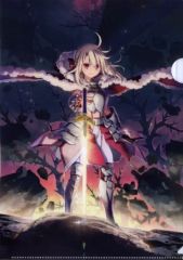 [중고] 클리어 파일 일리야 A4 클리어 파일 [극장판 Fate/kaleid liner 프리즈마☆일리야 Licht 이름이 없는 소녀] 제1탄 무비티케 카드 특전