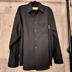 MARNI トロピカルウール　マルニ　半袖　サイズ44 ✨試着のみ✨ MARNI ウールシャツ トロピカルウール マルニ 半袖 サイズ44 タグ付
