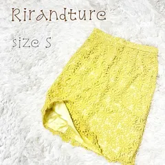 Rirandture　リランドチュール 　タイトスカート 　レース花柄