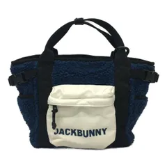 JACK BUNNY!! - coco 中古 ジャックバニー Jack Bunny!! カートバッグ 青 ブルー ボア 少し大きめ 中古 ジャックバニー Jack Bunny!! カートバッグ 青 ブルー ボア