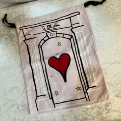クリスチャンディオール　ChristianDior　ノベルティ　巾着ポーチ　ピンク系